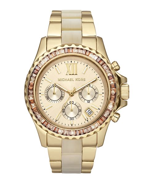 michael kors parker stainless steel watch with glitz accents|michael parker chronograph watch.